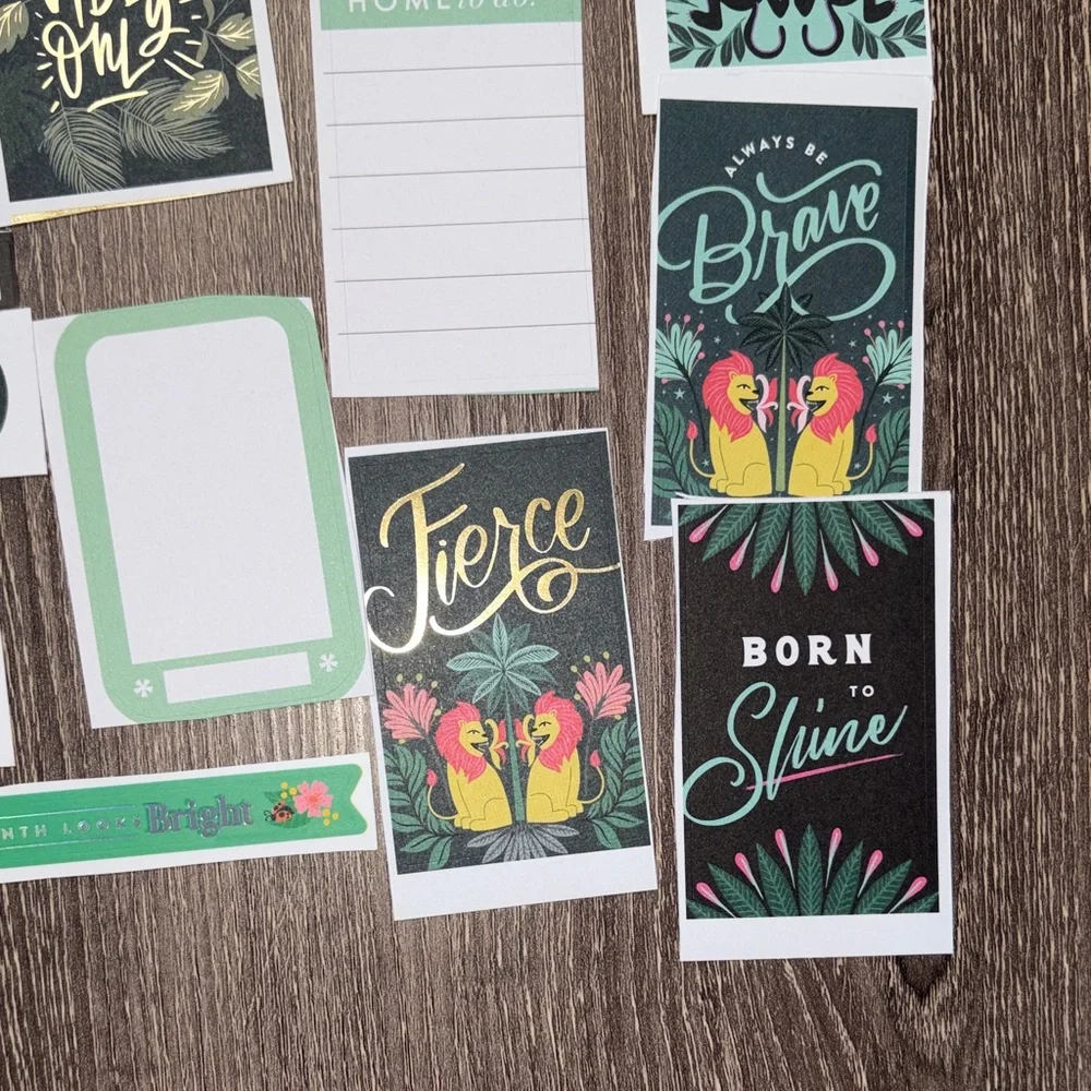 ❤️$2 Wild Blue - Green Hue Happy Planner Not So Mystery Set